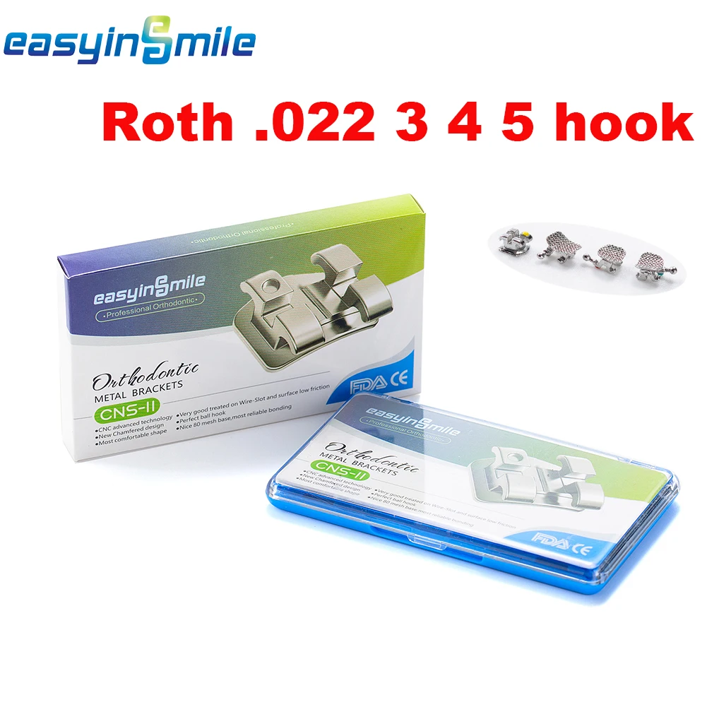 Easyin smile Dental material für Mini-Orhto-Bracket-Metalls pangen roth/mbt 345 022 von hoher Qualität