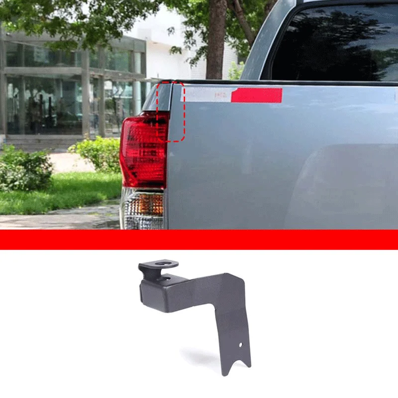 

For 2007-2013 Toyota Tundra black carbon steel car styling car tailgate antenna bracket car exterior modification accessories