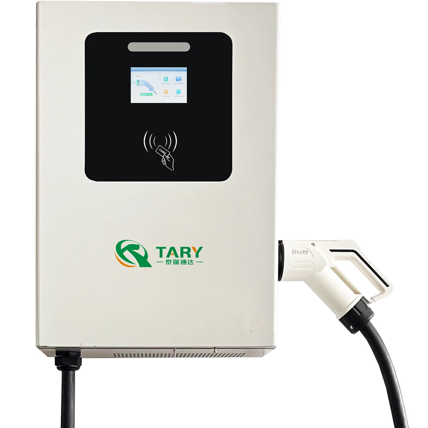 

Tary New Design GBT/CCS 7/15/20/30/40kW DC Fast Electric Vehicle Wallbox Charging Station.