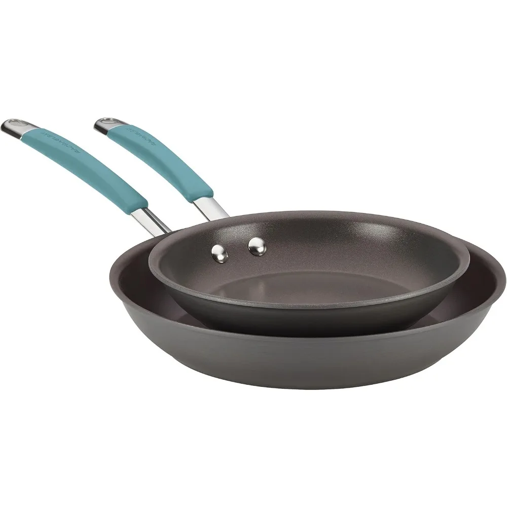 

Nonstick Hard Anodized Frying Pan Set with 9.25 and 11.5 Sizes