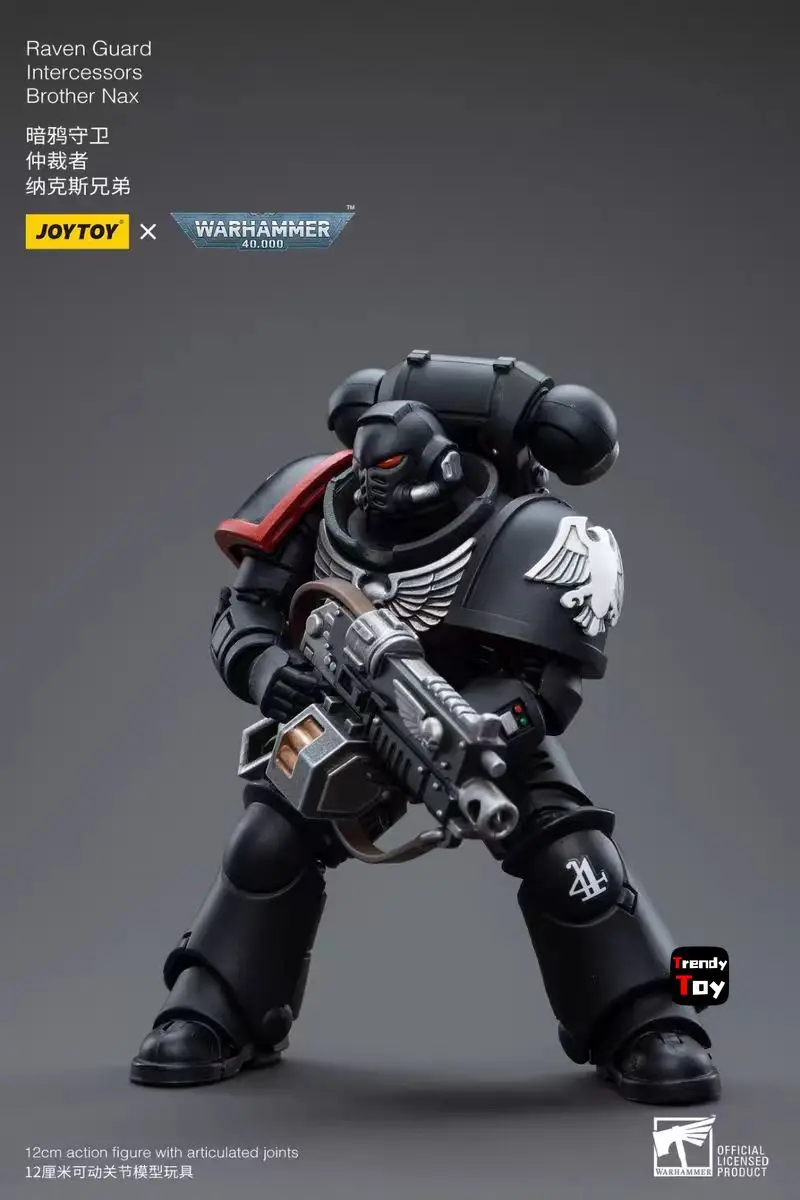 【JOYTOY】Warhammer 40K Raven Guard Intercessors Brother Nax 1/18 Action Figure Toy Collection