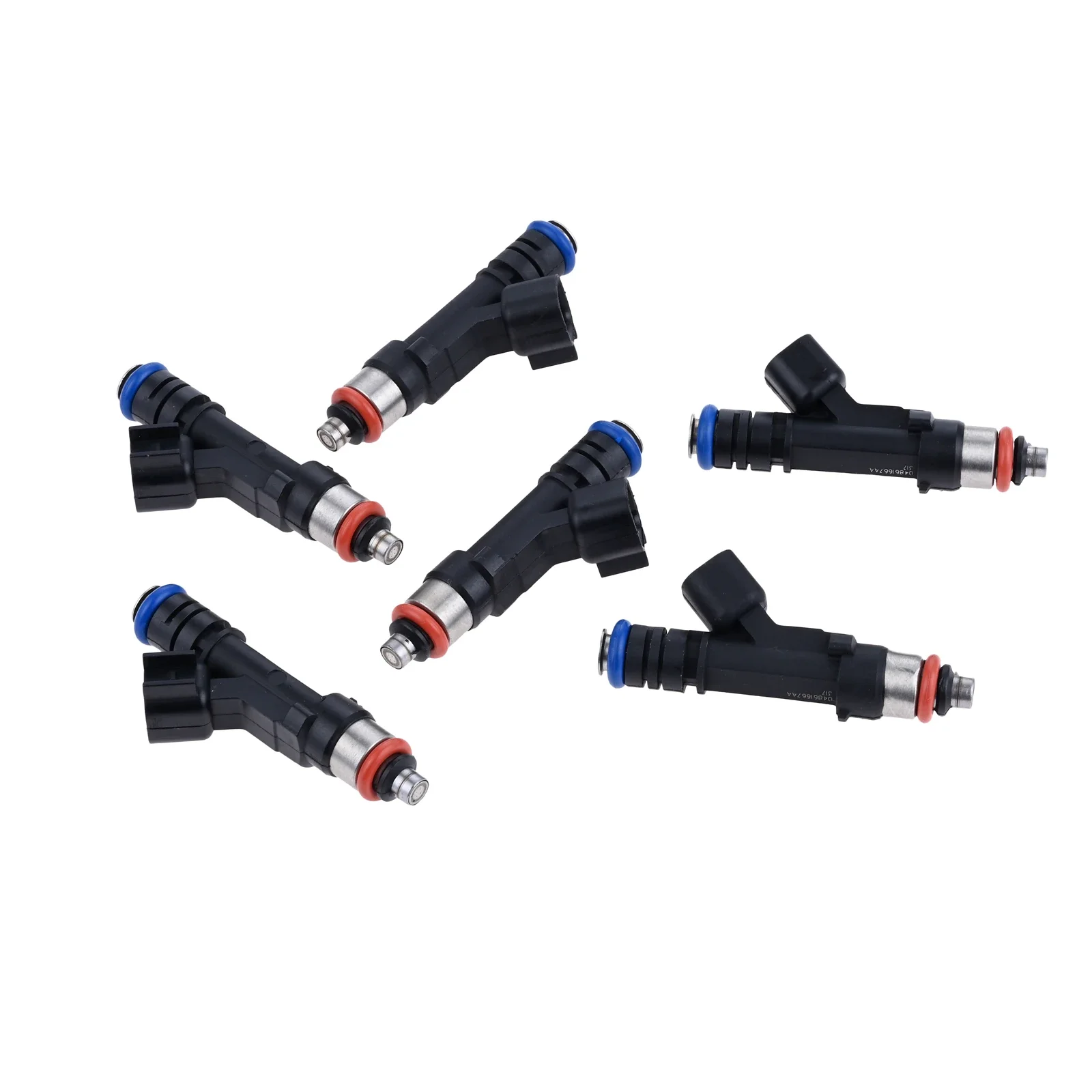 6Pcs 0280158119 Fuel Injector For 2007-2010 Jeep Wrangler 3.8L, 2008-2010 Dodge Grand Caravan 3.3/3.8L,Chrysler Town & Country