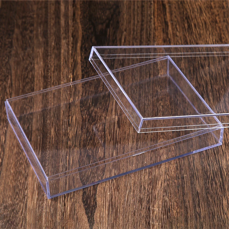 Transparent Kunststoff Boxen Spielkarten Container Lagerung Fall Poker Karte Box