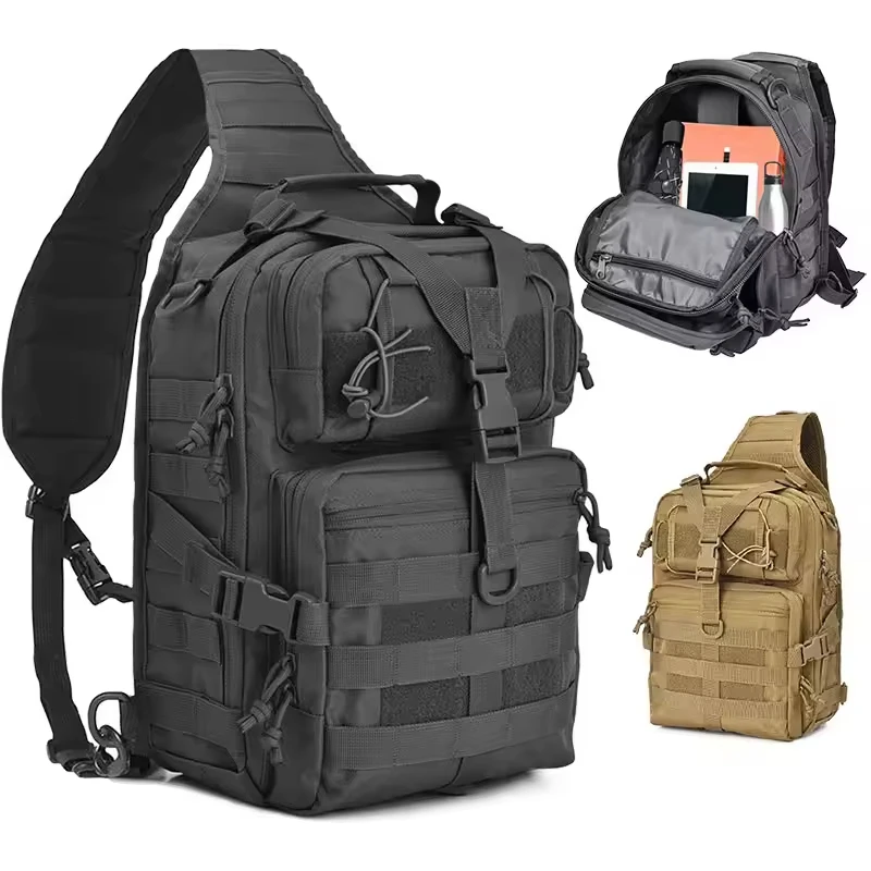

Travel Backpack Expandable Pack Crossbody Sling Bag Waterproof Rucksack Bag Outdoor Hiking Camping Pack Man Fitness Shoulder Bag