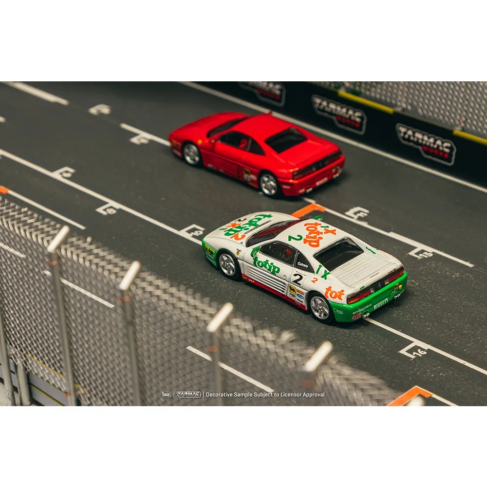 Tarmac Works 1:64 Ferrari 348 Challenge 1993 Alloy Premium Diecast لعبة مجسمة قطعة عرض قابلة للجمع