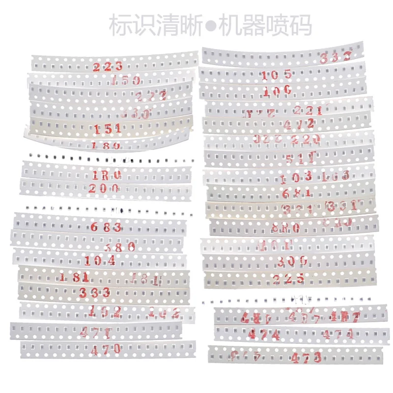 

720Pcs 36 Values 0805 SMD Ceramic Capacitor Assorted Kit 1pF~10uF Samples Kit 20pcs Each Value
