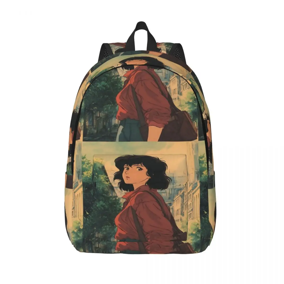 

Простой и стильный рюкзак в стиле ретро 90-х годов, холщовый рюкзак, женский рюкзак