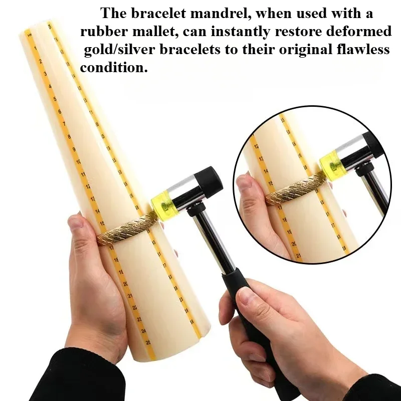 Various Shapes of Wooden Bracelets, Rods, Repair, Shaping, Correction, Enlargement, Measurement, Solid Wood Rods, Jewelry Tools