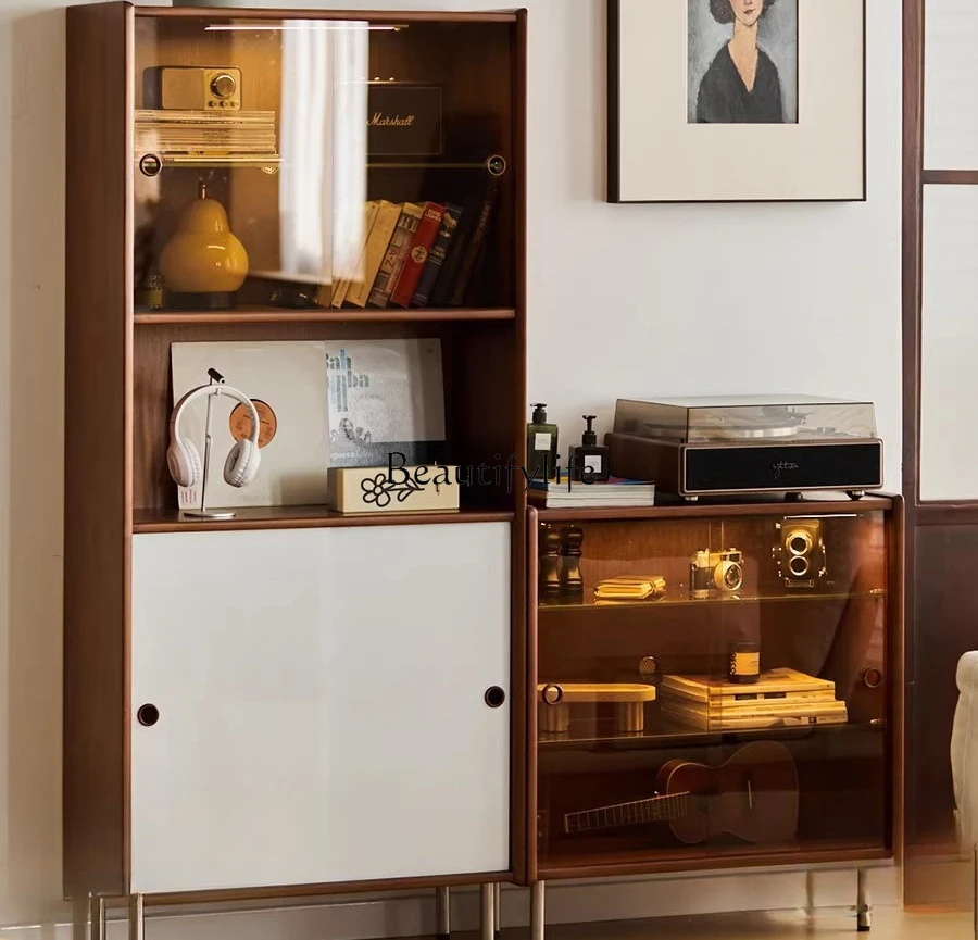 

Living room small apartment high-end combination cabinet