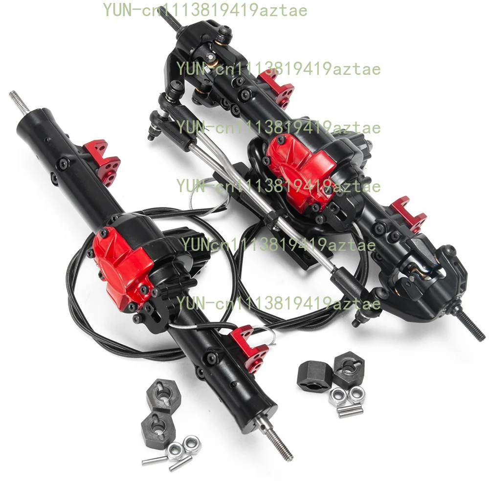 Aluminum Alloy Front Rear Axle Differential Lock 1/10 RC Rock Crawler Upgrade Parts Fit D90 TF2