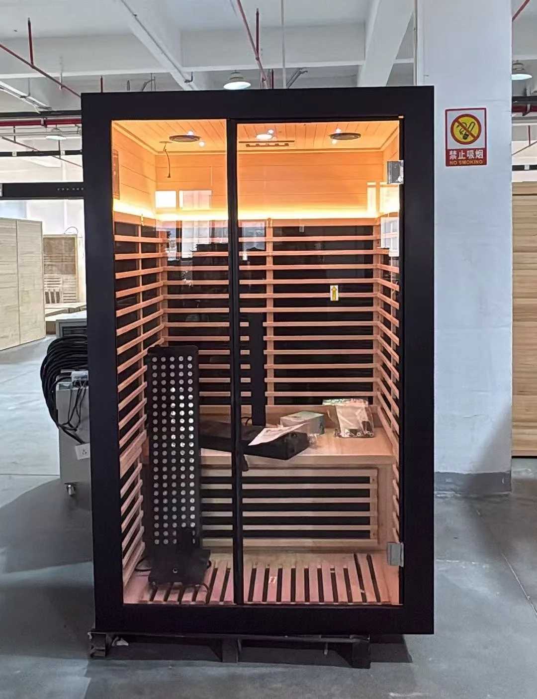New Model Red Light Sauna Room Indoor 2 Person Infrared Sauna For Home Use