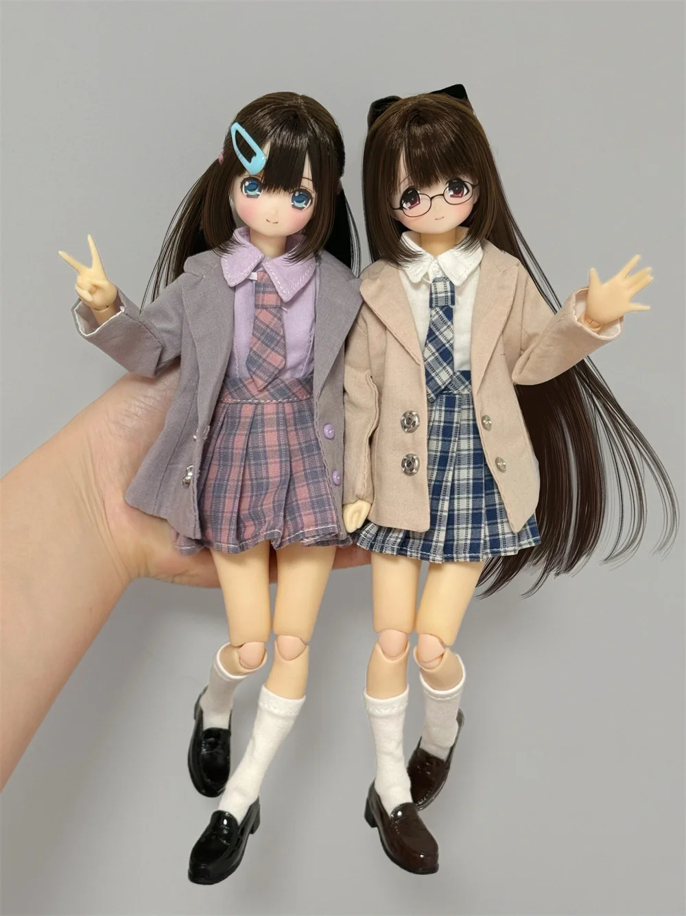 BJD doll clothes suitable for ob22 ob24 p20 azone size suit uniform clothes set doll accessories (5 points)