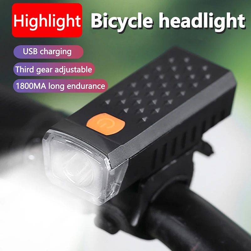 Bike Light Set Bicycle Headlight Taillight Rechargeable Front And Rear Set Bike Flashlight Cycling Lamp Bicycle Accessories