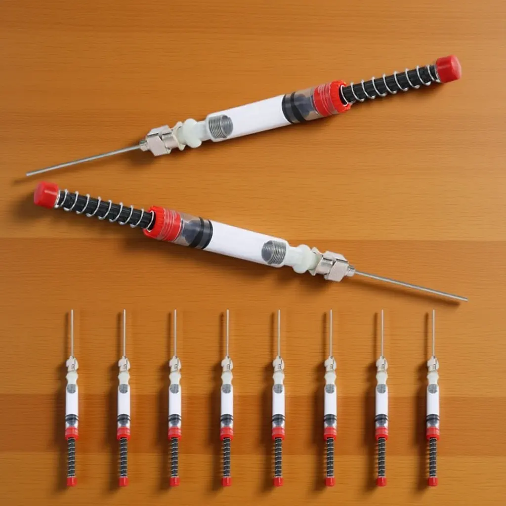 

10Pcs Fountain Pen Ink Converter Stainless Steel Spring-Loaded Precision Absorber for Easy Refill and Maintenance Compatible