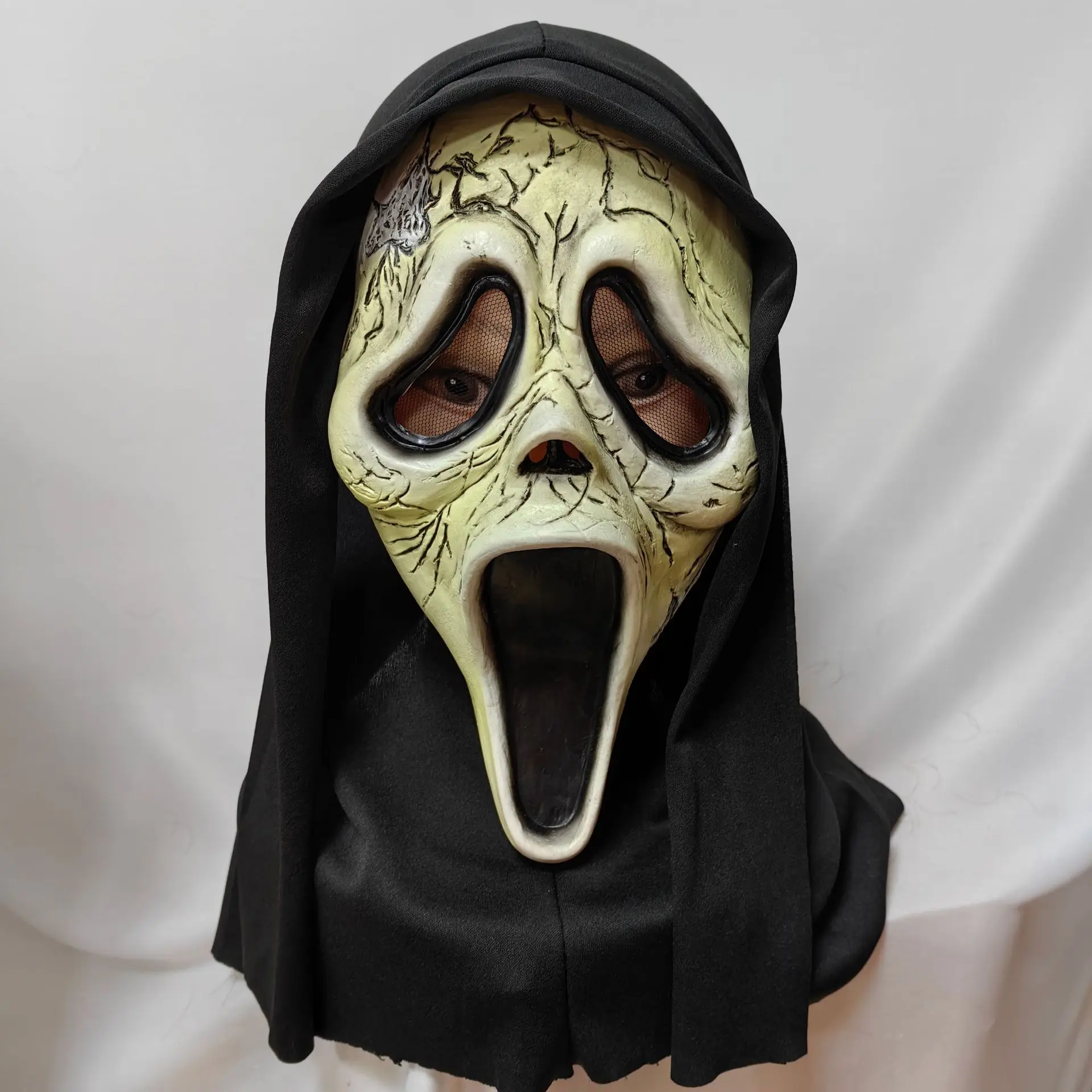 Halloween horror Grim Reaper Skull Mask Script Kill Dawn Killing Machine Shock Ghost Mask Wolf Teeth Ghost Mask