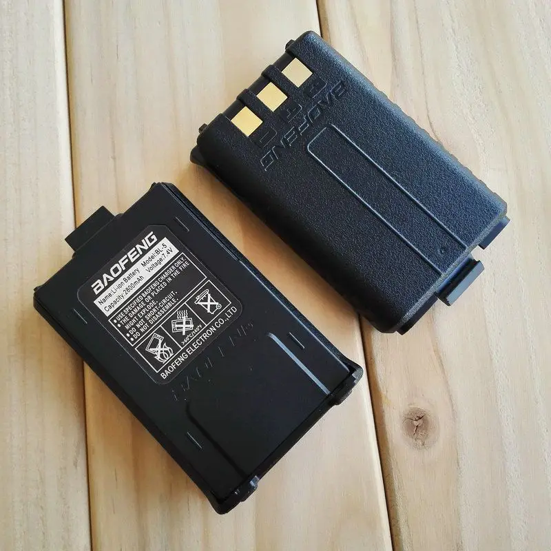 Original 7.4V UV-5R 2800mAh for Baofeng UV-5R/UV-5RA/UV-5B/UV-5RC two-way intercom accessories UV-5R intercom Battery