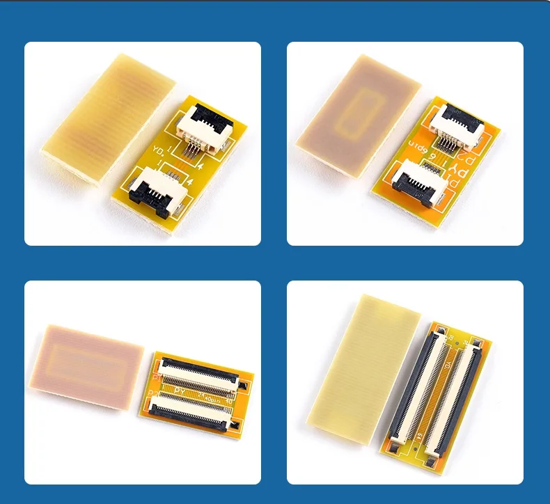 FPC-Verlängerungssockel 10P/24P/30P/40P/50P - Flexibles Flachkabel-Verlängerungsboard - 0,5/1,0mm FFC-Kabeladaptersockel – Detail 2