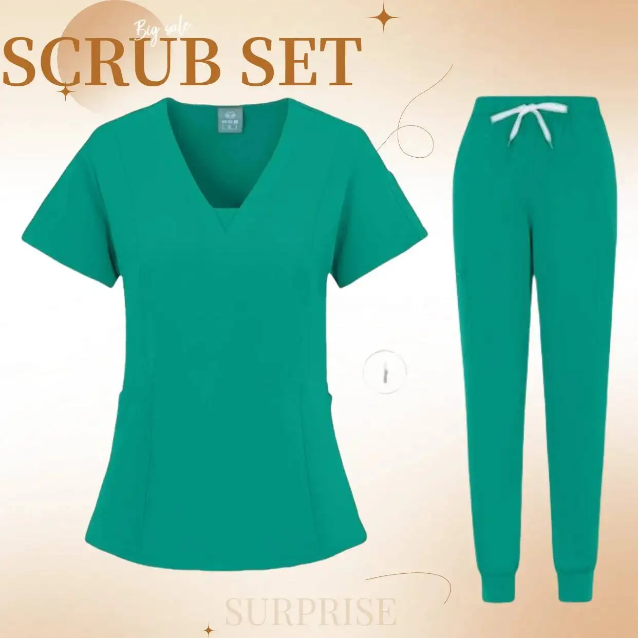 Uniforme d'hôpital de haute qualité, vente en gros, hauts et pantalons de médecin de toilettage pour animaux de compagnie, ensembles médicaux vétérinaires pour femmes, uniformes de gommage d'allaitement