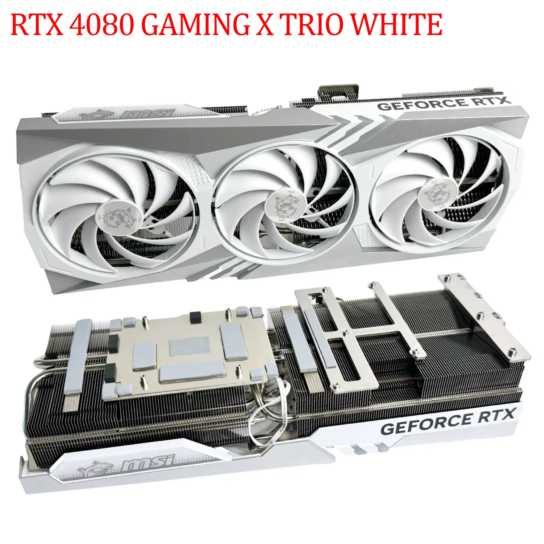 MSI RTX 4080 Gaming X Trio グラフィックカード用オリジナルヒートシンク