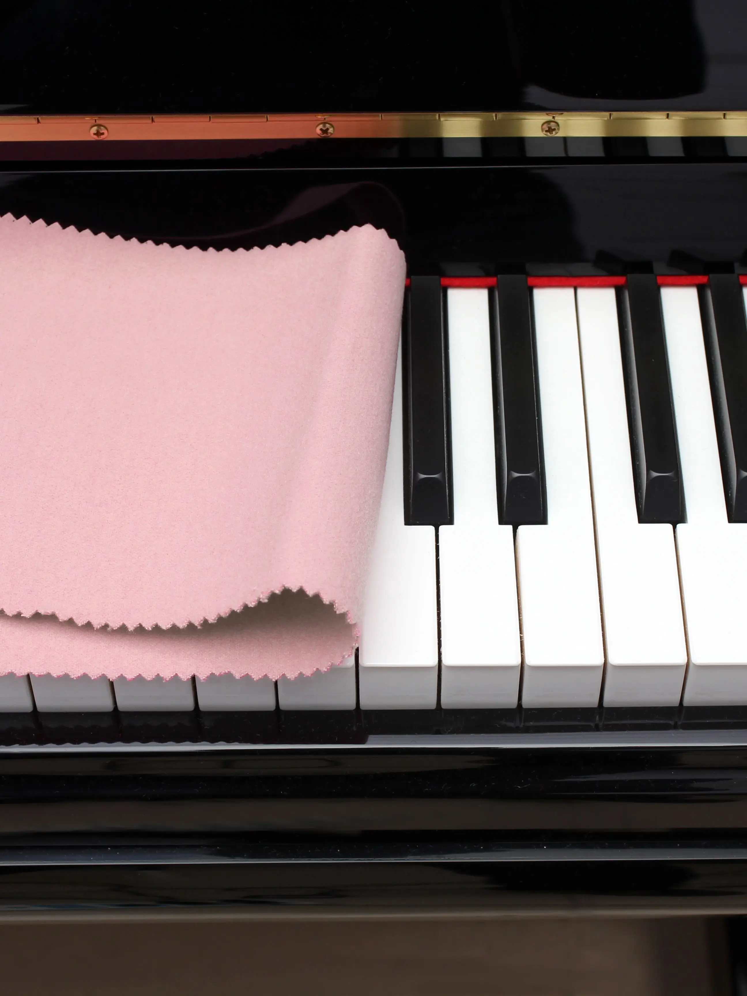 Trwała flanelowa osłona klawisz fortepianu klawiatura ochronna odporna na zabrudzenia pokrywa miękka elektroniczne organki osłona klawiatury część akcesoria fortepianowe — zdjęcie 2