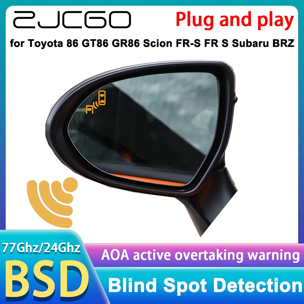 for Toyota 86 GT86 GR86 Scion FR-S FR S Subaru BRZ ZN6 ZC6 Rear Cross Traffic Alert Blind Spot Monitor Assist Detection DSM RCTA
