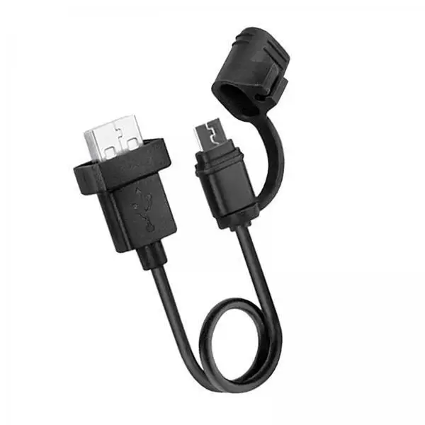 Short Motorcycle USB Phone Charging Cable Wire Reinforced Waterproof Adapter for Cycling and Outdoor Use