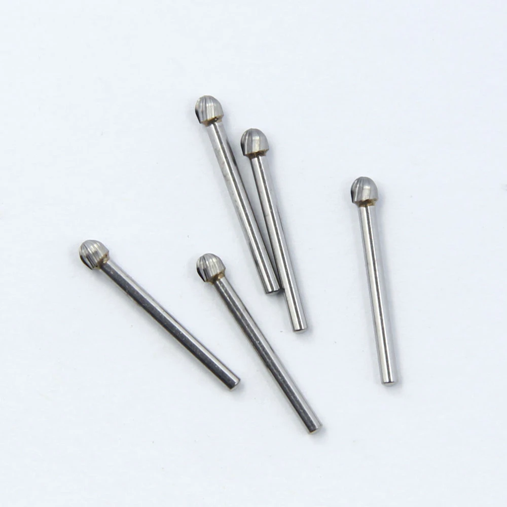 Fraises dentaires en carbure de tungstène, 1.6mm, FG, haute vitesse, pièce à main, durable et précieuse, outils de meulage de prothèses dentaires 19mm