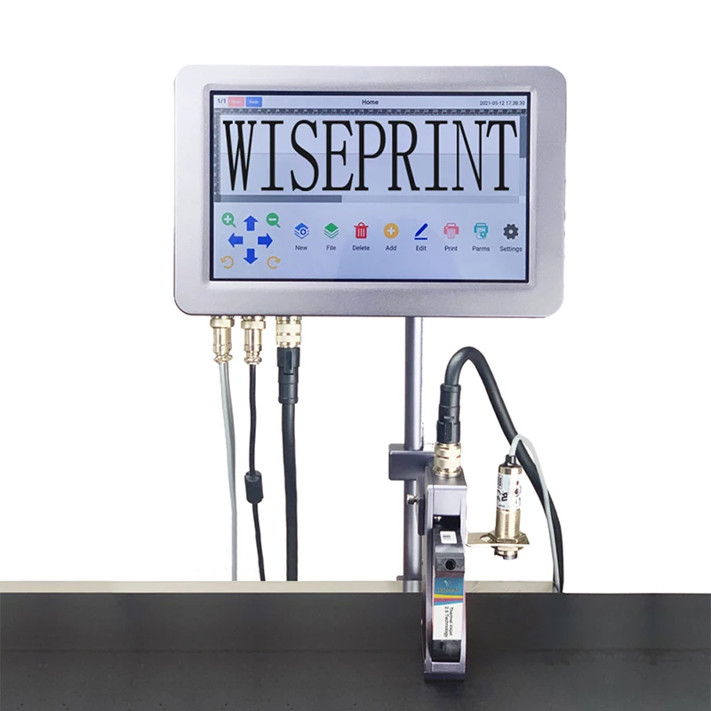

Wiseprint Coding Machine Online Inkjet Printer Multilingual Digital Label Logo Date Tij CM-WP10 Screen Printer Online Coding