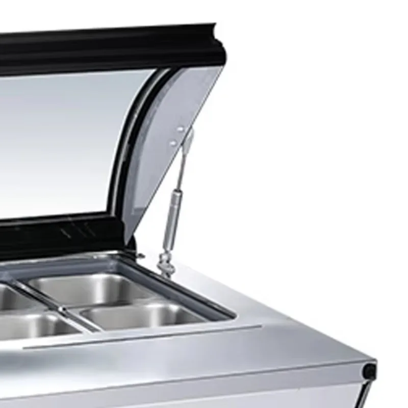 Showcase Chiller Commercial Counter Top Salad Display Showcase Buffet Food Cooler Refrigerated Display Showcase Refrigerator