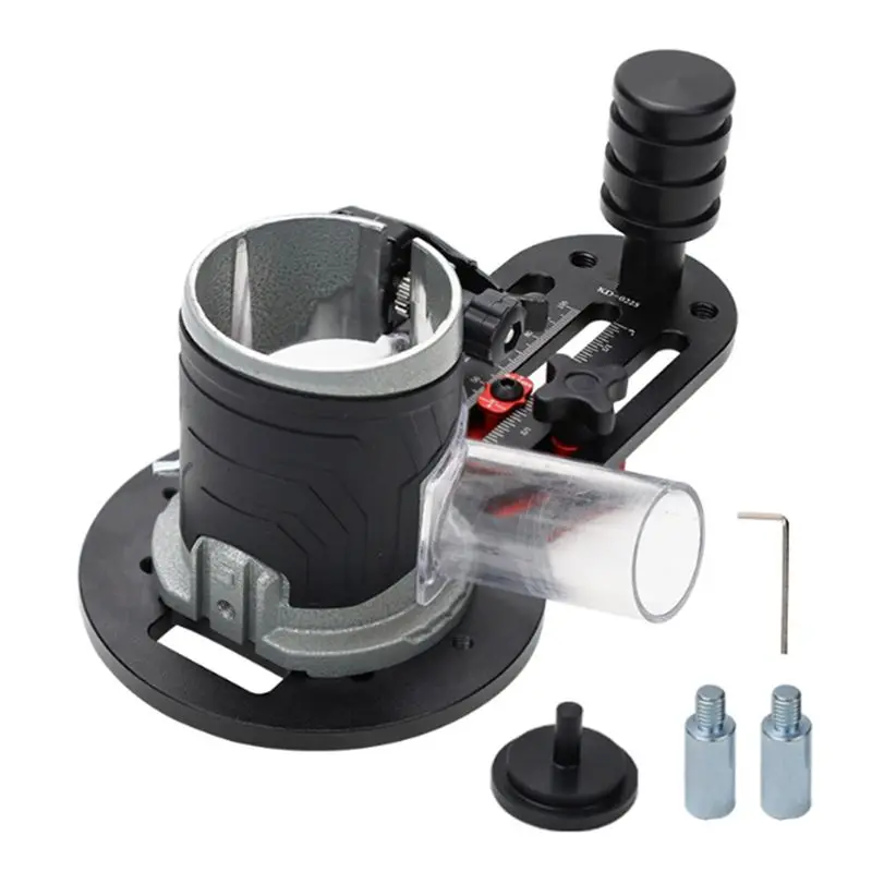 Compact For 65Mm Trimming Machine Router Slotting Locator Aluminum Scale For Panel Cutting Included-AT30