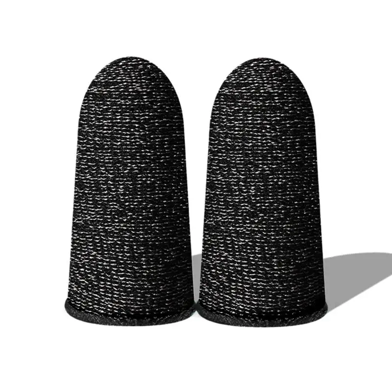 1 Pair Of Fingertips For Game PUBG Sleeve Breathable Finger Glove Sweatproof Anti-slip Phone Gamepad Cover For Mobile Device