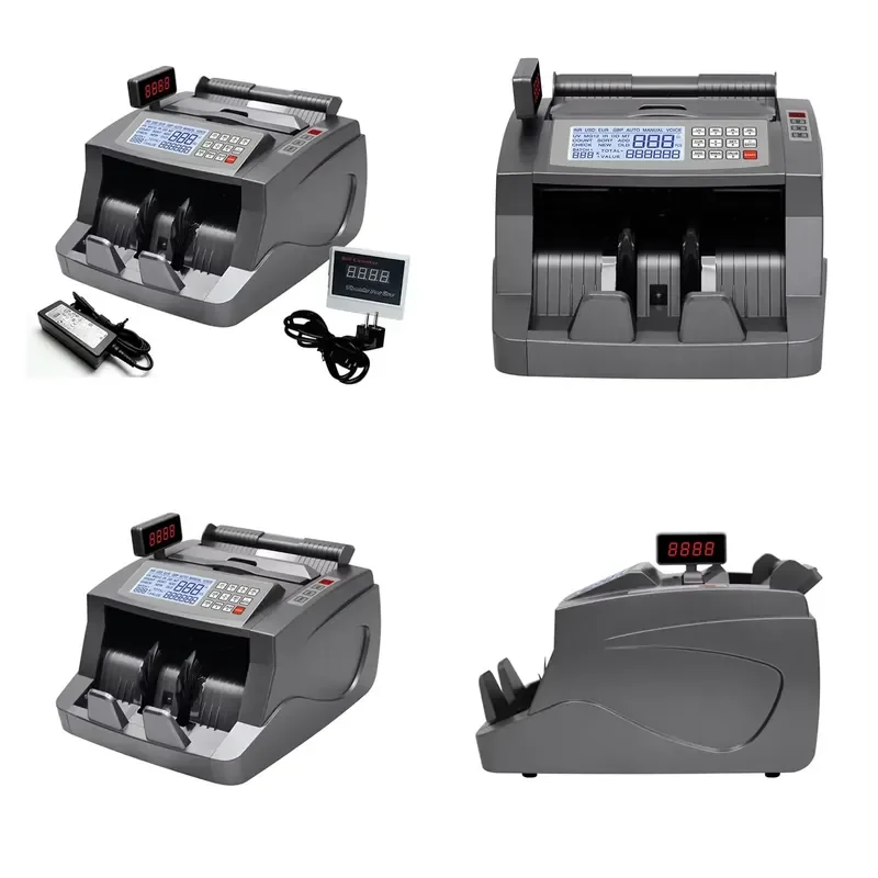 SYP/EGY /PRK/CFA Money Counter Cash Counting Machine Contadora De Billetes CFA Bill Counter with Rechargeable Battery