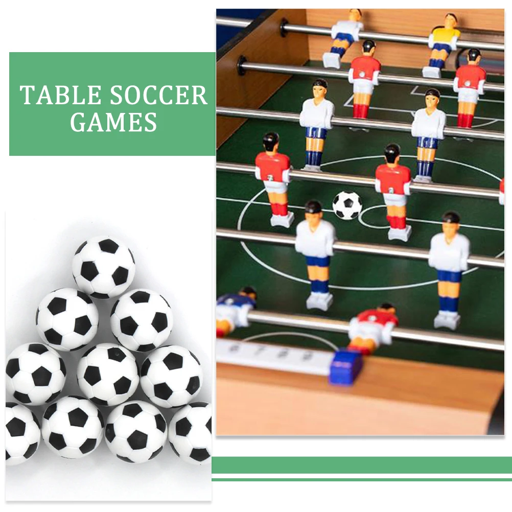 

24pcs Balls Tabletop Replacement Foosball Accessories Strong Soccer Balls Bright Color Use For Adult Foosball Table