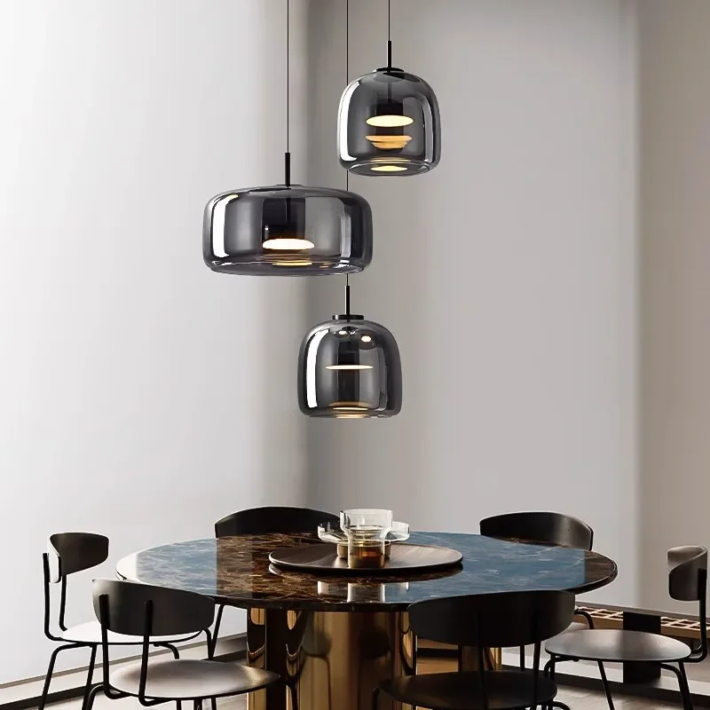 

Modern Home Decor Led Pendant Lights for Living Dining Room Restaurant Glass Decor Chandeliers Indoor Hanging Lighting Fixtures