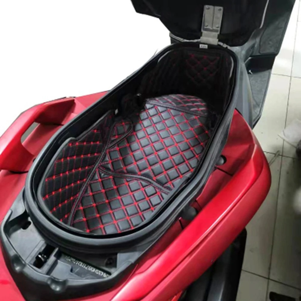 Motorcycle Storage Box Leather Rear Trunk Cargo Liner Protector for Yamaha XMAX300 X-MAX XMAX X max 300 125 250 400 Accessories