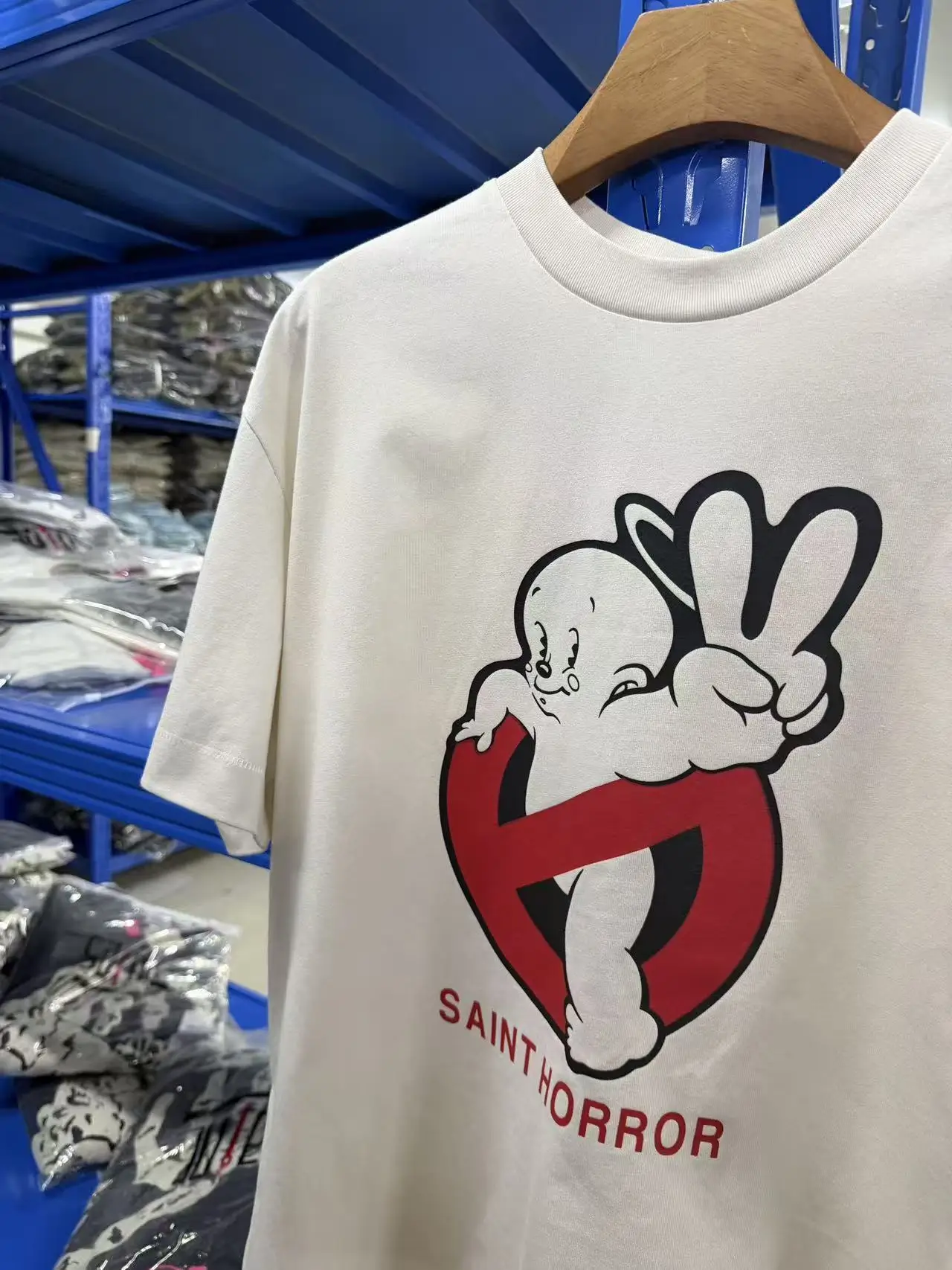 SAINT HORROR Elf 26SS T Shirt For Men Women Oversized Tee Tops T-Shirt