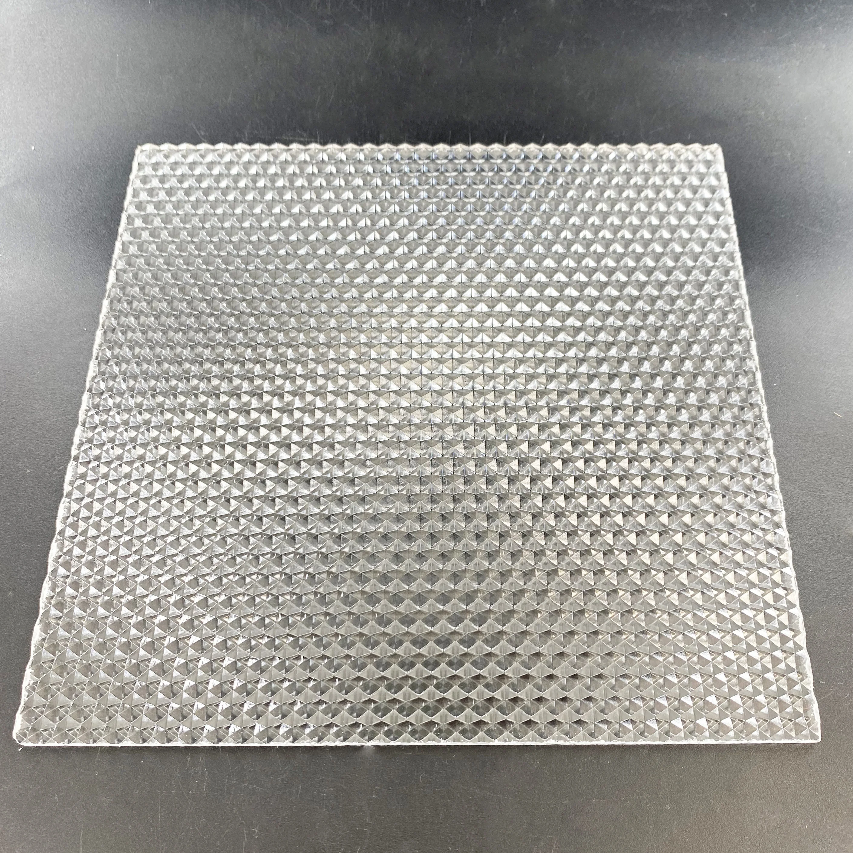 3MM Thickness 2 Pieces Single-sided Hexagonal Acrylic Sheet (PMMA), Small Stone Texture Plexiglass Board / Art Decorative/DIY