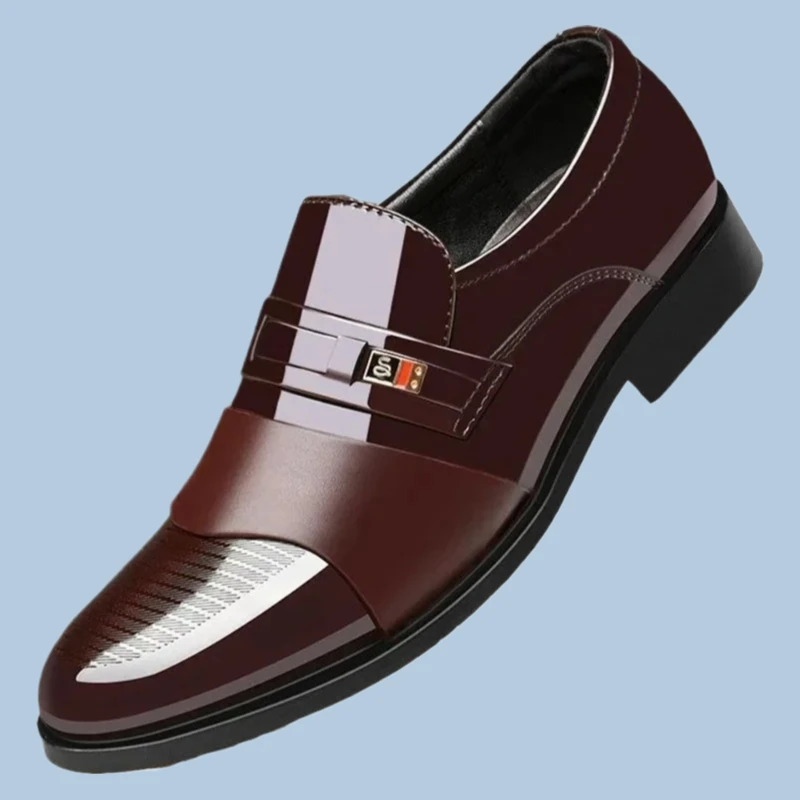 

Формальные оксфорды, деловые повседневные офисные мужские классические роскошные мужские модельные кожаные туфли с острым носком для мужчин на свадьбу