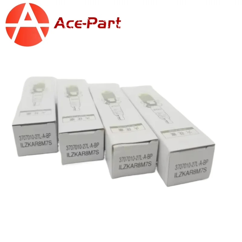 

4Pcs 3707010-27L-A-BP ILZKAR8M7S Original NGK Spark Plug For Hong Qi H5 H6 H9 HQ9 HS5 HS7 1.8T 2.0T(45TD) 2002-
