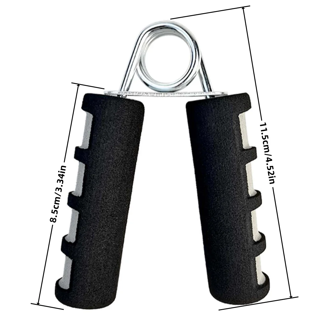 A-förmiger Schwamm-Griffkrafttrainer für Männer, A-Typ Schwamm-Armtrainer, Fitnessgerät, Zweifarbiger Schwamm-Schweißabsorbierender Handtrainer – Detail 7
