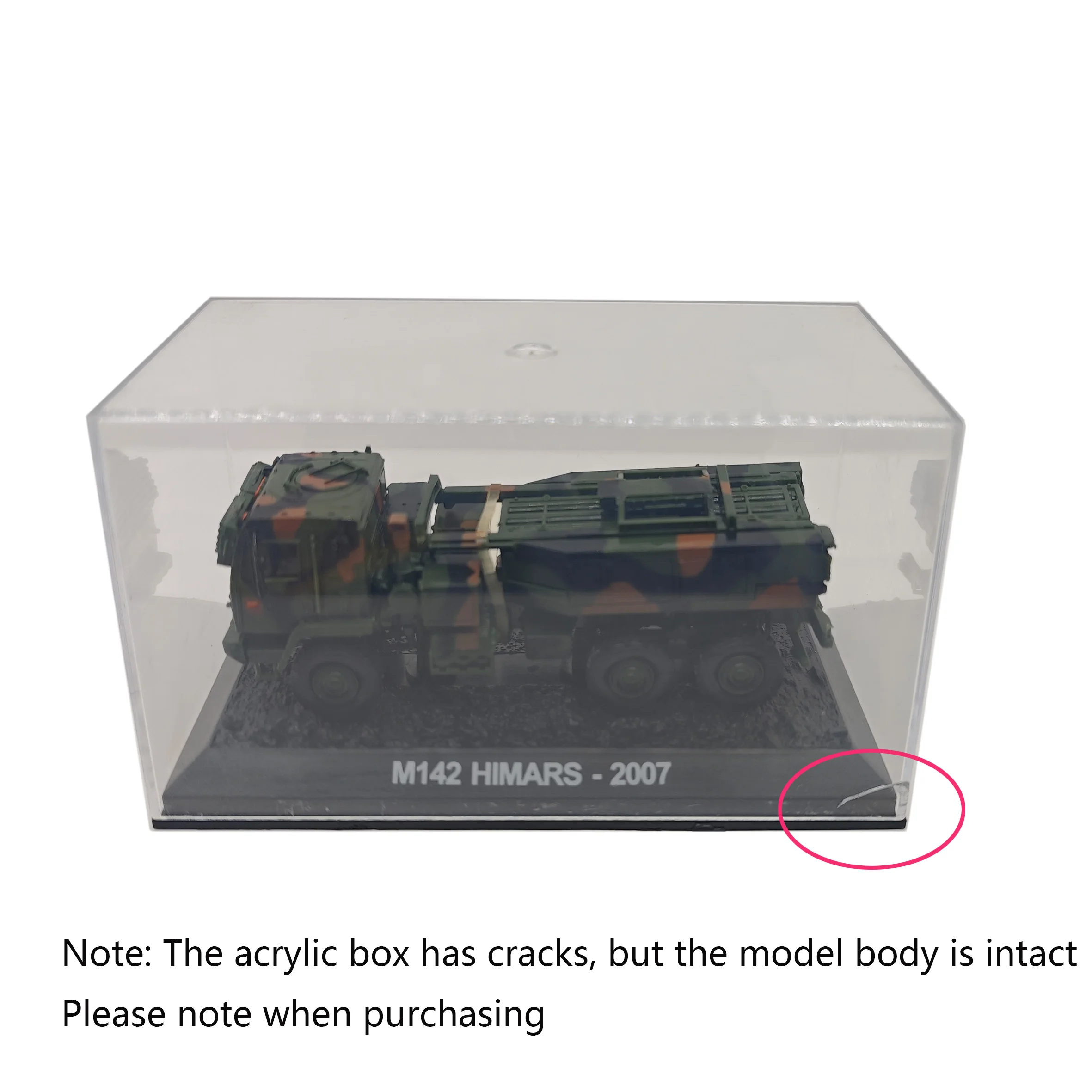 

Spot 1: 72 US M142 HIMARS 2007 model (acrylic box with cracks) Static finished product model finished product (out of print)