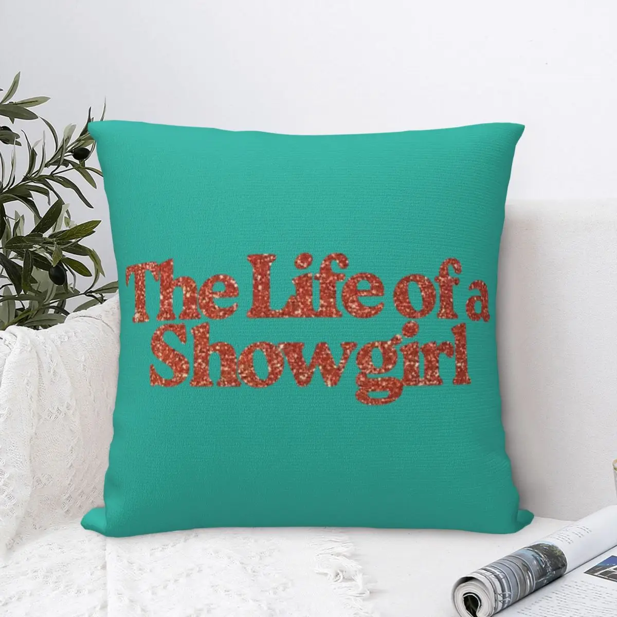 The Life Of A Showgirl Album Pillowcase Polyester Cushion Cover Gift Pillow Case Cover Sofa Dropshipping 45X45cm