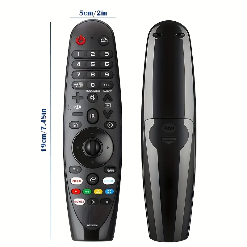 Suitable for All LG TVs, AKB75855501 AN-MR20GA (Without Voice and Pointer Functions), with Wheel Function, Smart Remote Control,