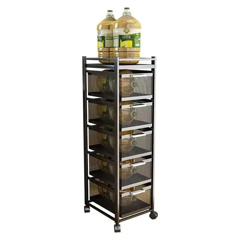 for  Carbon Steel Display Stand Multi Layer Drawer Organizer Rack