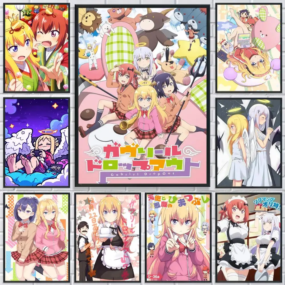 

Anime Cute G-Gabriel Dropout Poster HD Print Personalized Canvas Wall Mural Art Poster Photos for Living Room Home Decor Durable