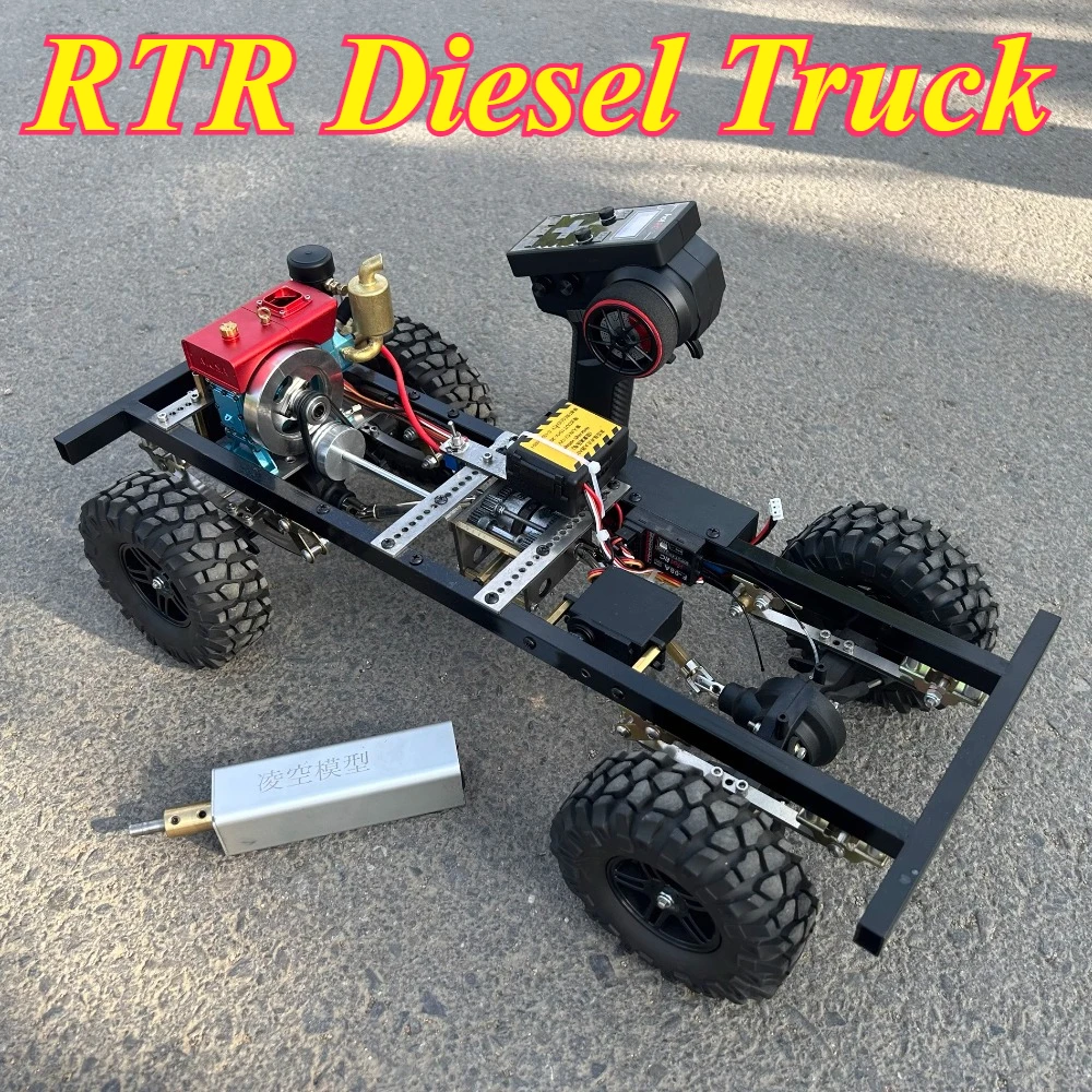 

1/10 RC Diesel Truck Frame 2025 New RTR Diesel Remote Control Truck Upgrade Forward & Backward DIY Modified Toy Car