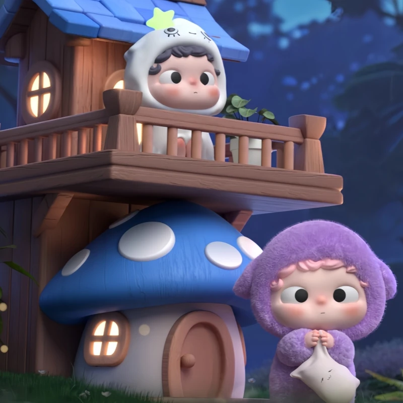 Ozai De Hooded Adventures Series Blind Box Mooie Mini Beeldje Decoratie Model Speelgoed Ozai Anime Figuur Verrassingsdoos Kindergeschenken