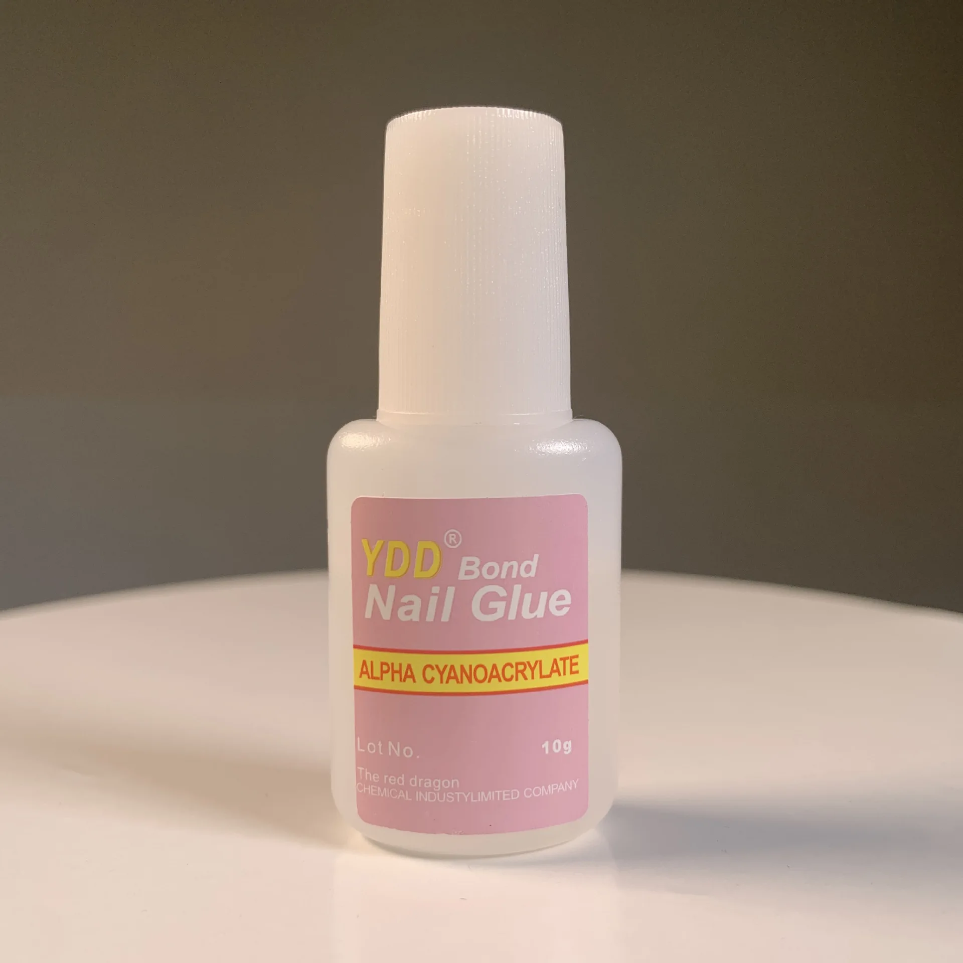 

10g Press-On Nail Glue - Quick Bond in 10 Seconds | Professional Strength for Fake Nails & Acrylics