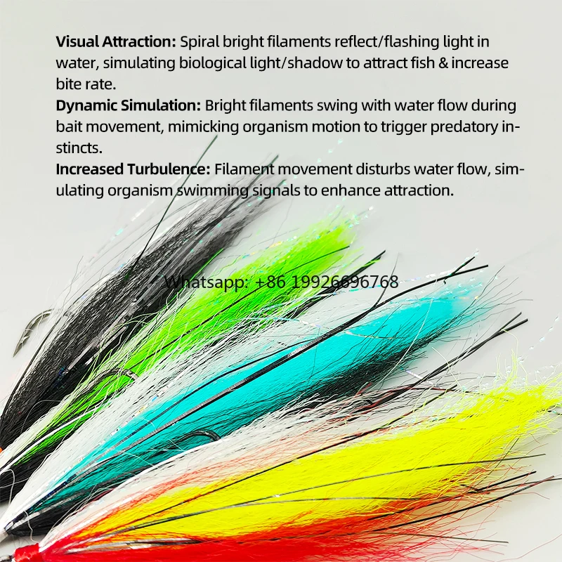 

Streamer Fly Trout Lures Artificial Baits for Fly Fishing Essential Fly Fishing Lures factory