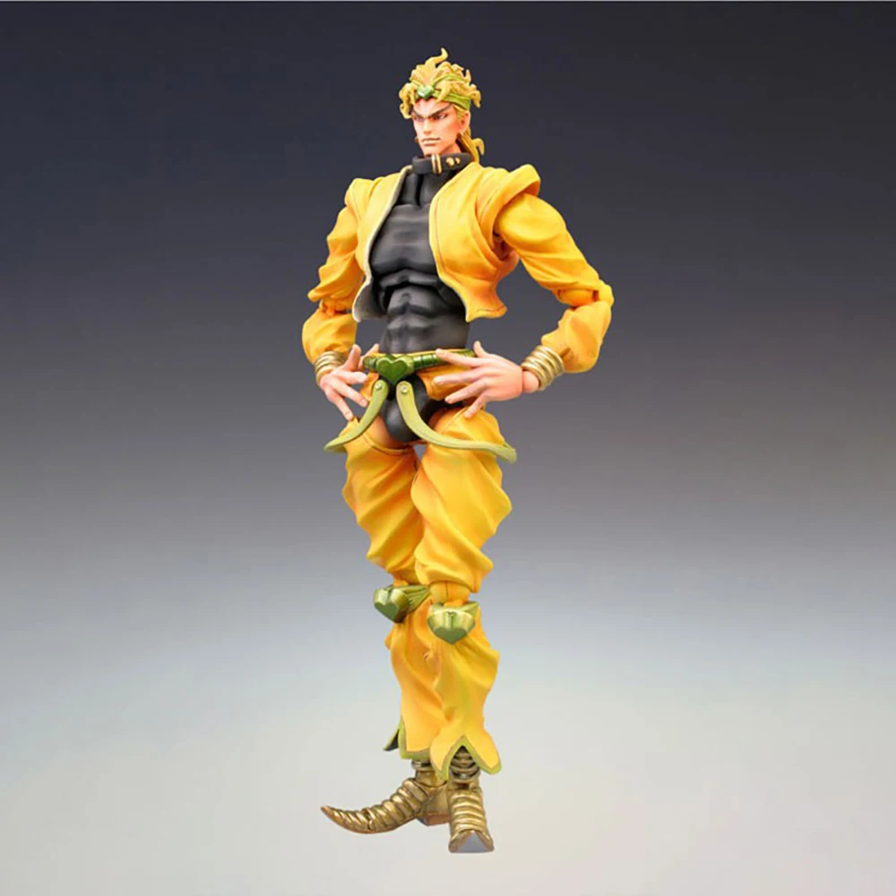 Oryginalna figurka anime Medicos Entertainment Jojo No Kimyou Na Bouken Stardust Crusaders Dio Brando, model figurki akcji, dostępna od ręki.